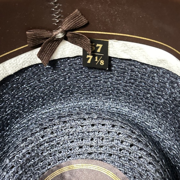 Stetson Nantucket Blue Straw Hat - Picture 7 of 11